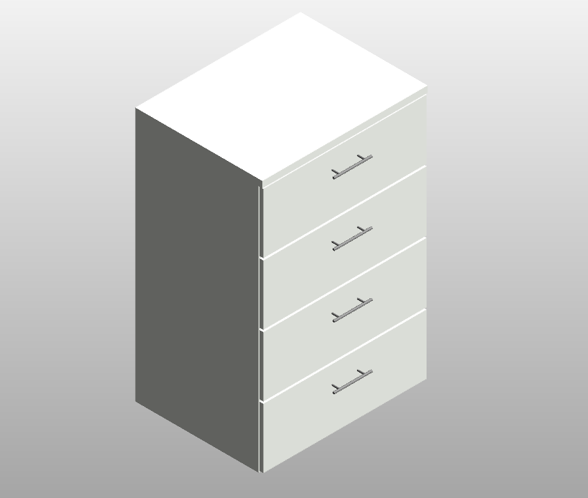 Sleek Storage Drawer Unit