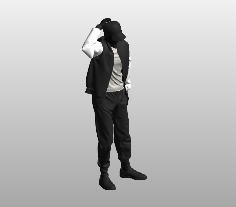 Modern Casual Pose Figure