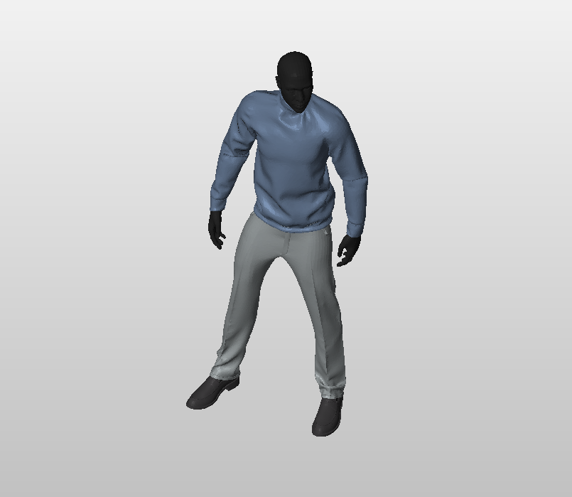Dynamic Human Figure