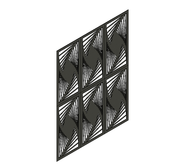 Dynamic Patterned Screen Panel 1 Dynamic Patterned Screen Panel