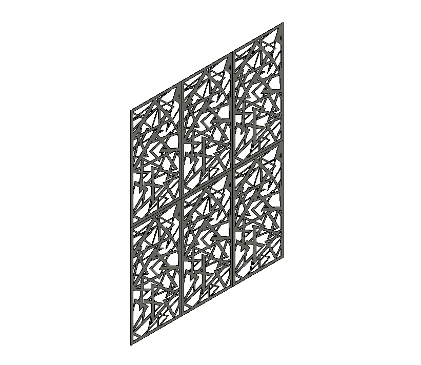 Contemporary Geometric Facade Panel