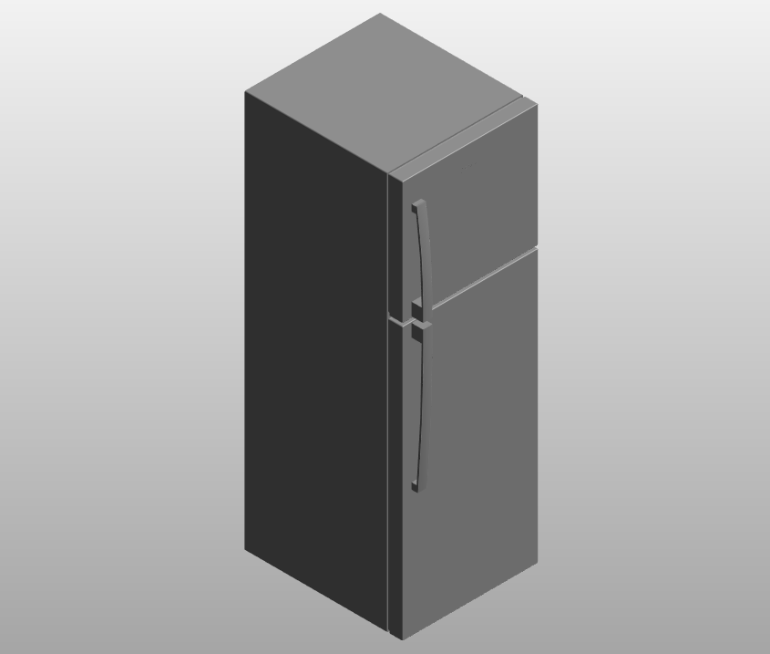 Sleek Refrigerator Model 2 Sleek Refrigerator Model