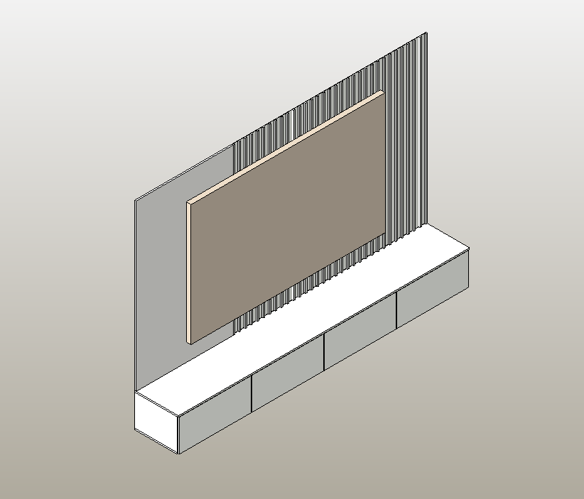 Modern TV Wall Unit