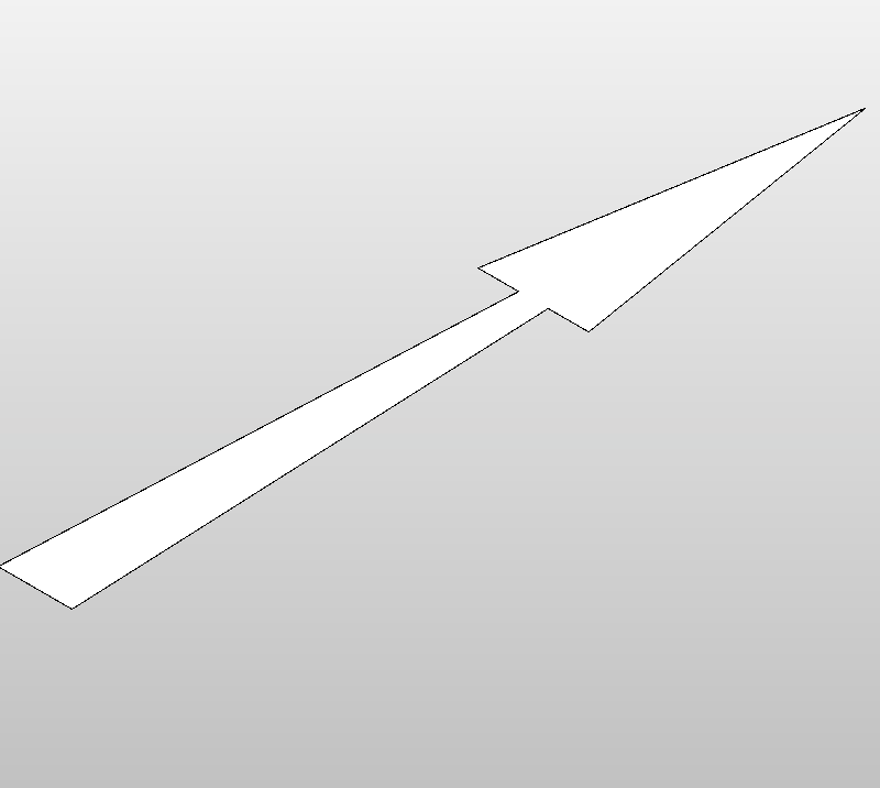 Sleek Directional Arrow