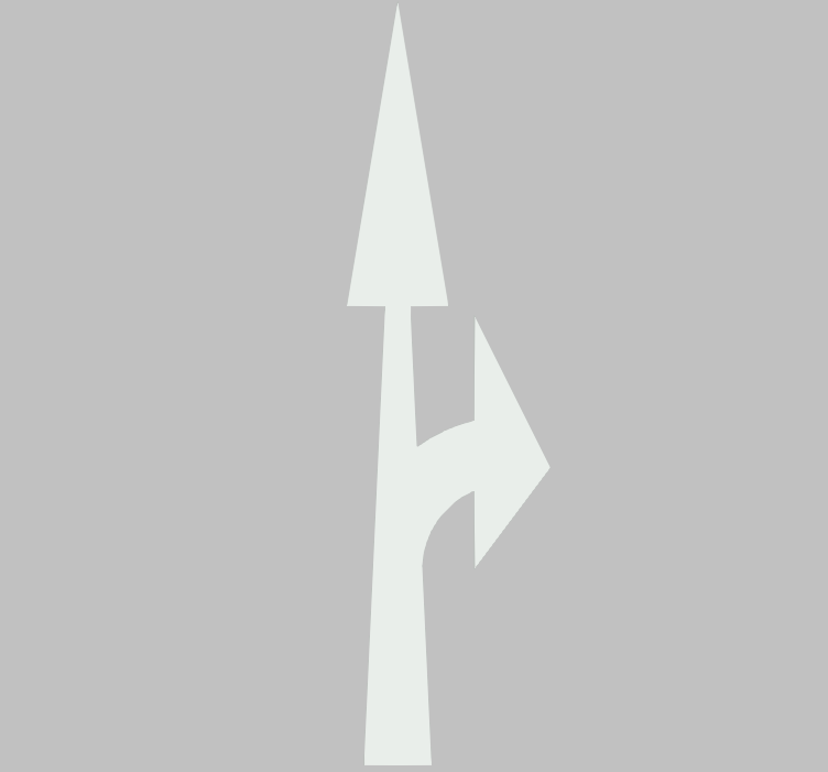 Road pavement straight right turn arrow