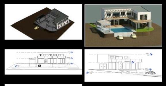 House with small slope.