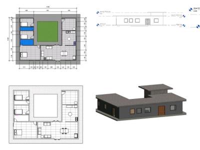 Single family home revit