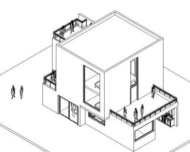 Unifamiliar housing revit