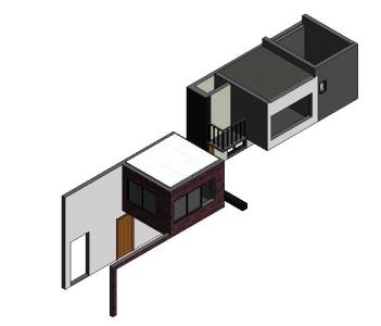 Housing extension - revit