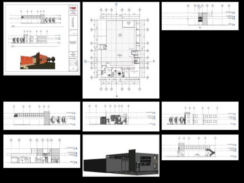 Fire station - revit