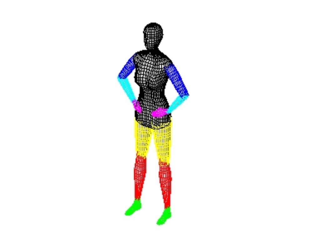 Human scale woman for revit. woman