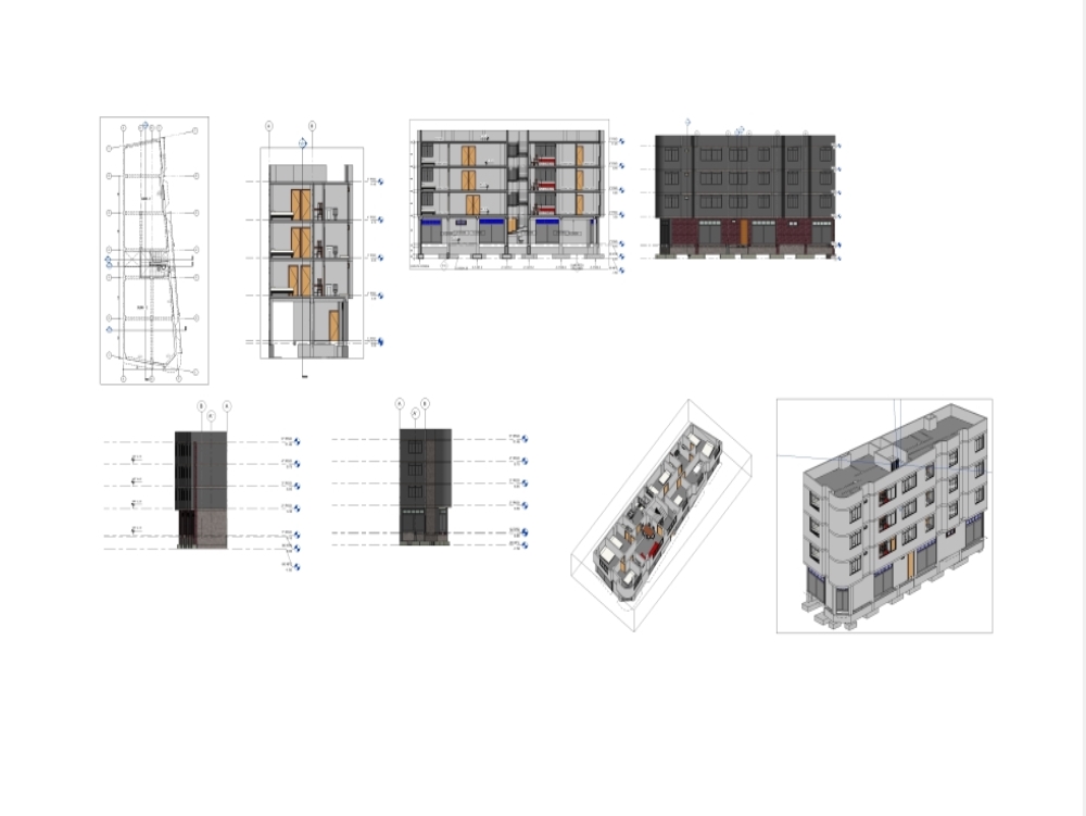 Four-story multi-family house