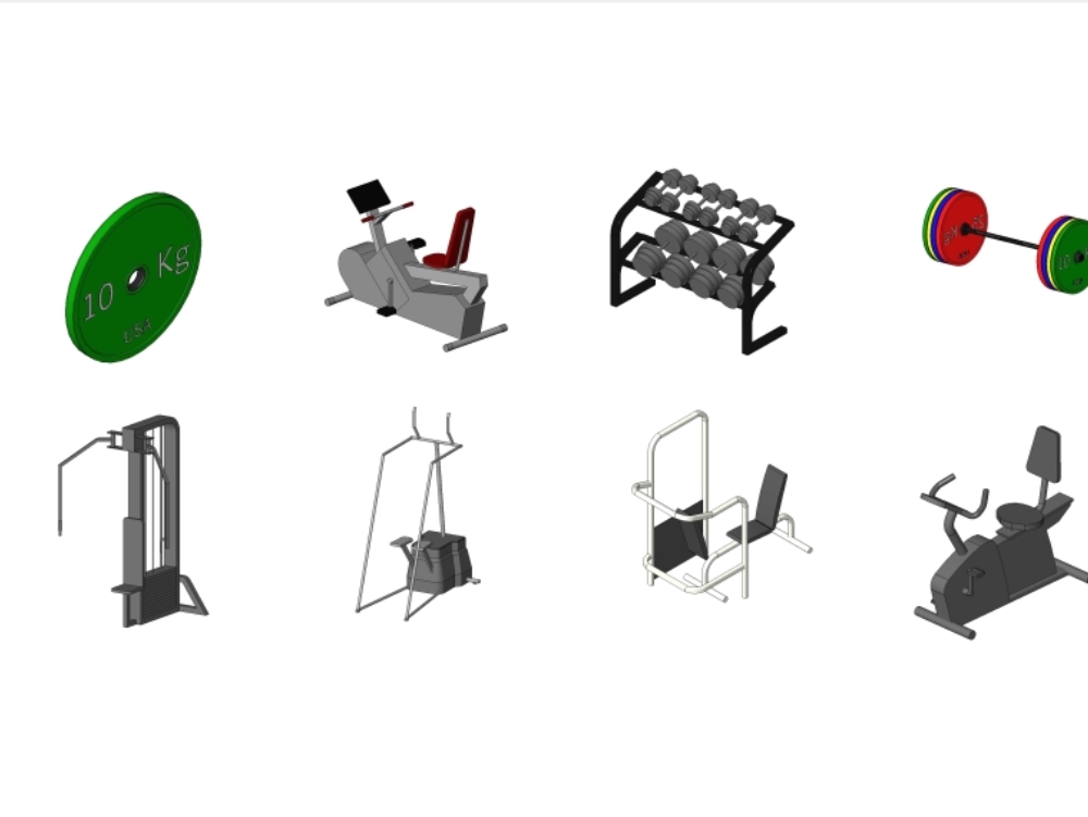 Fitness Gym In Revit Library Revit