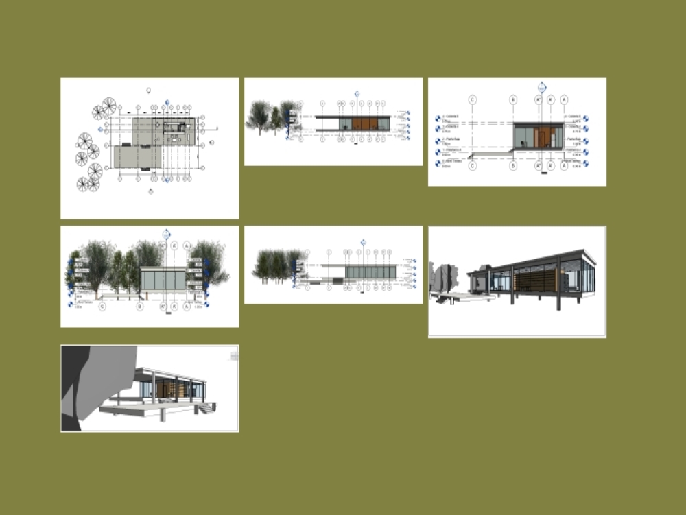 Farnsworth house - mies van der rohe.