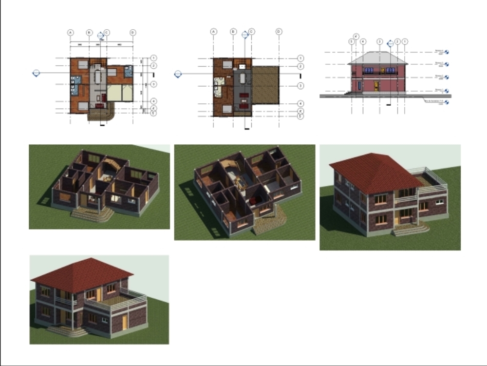 Dwelling house on 2 levels with 5 bedrooms