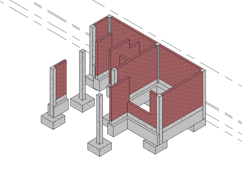 Single-family home in revit 2017