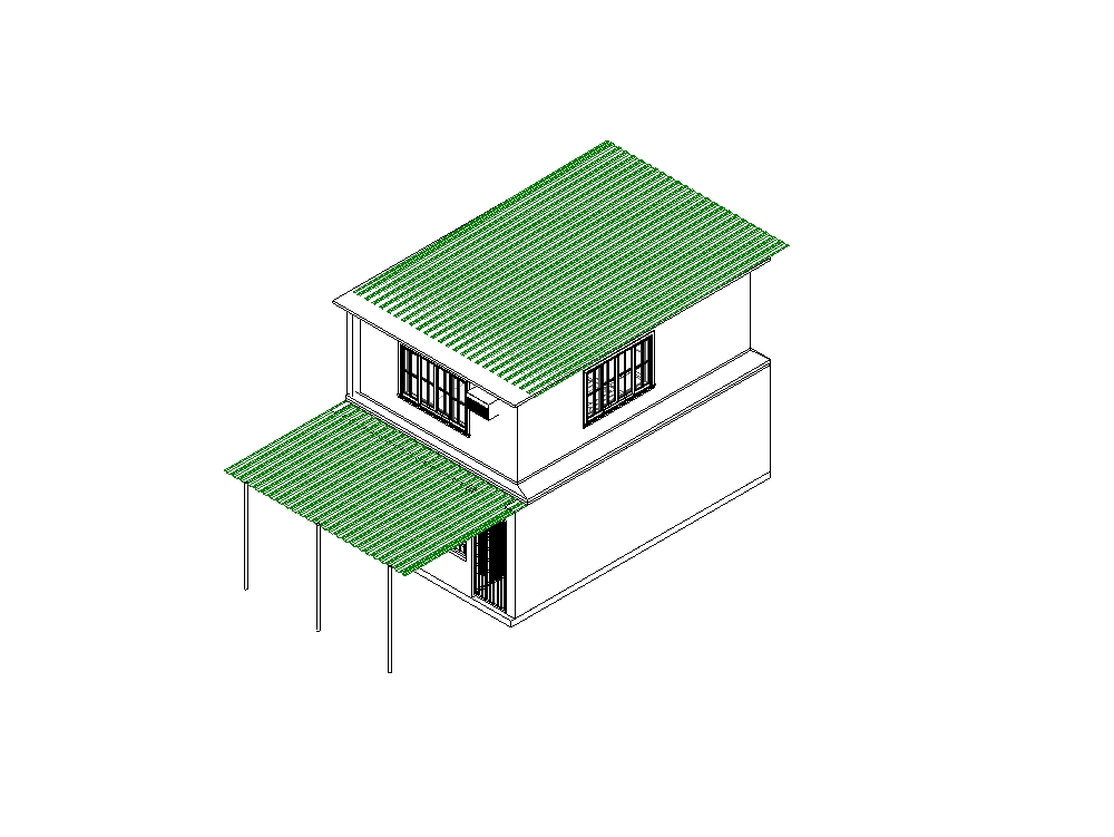 House floor plan in revit 2020-storey house