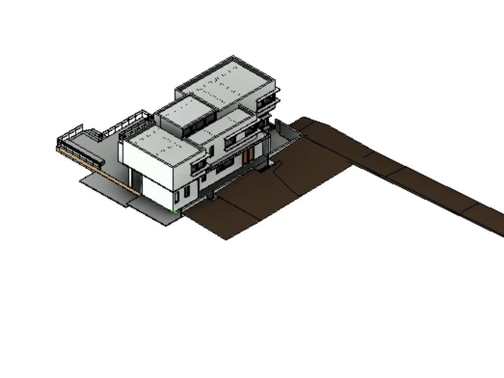 Multifamily housing model in revit 2012