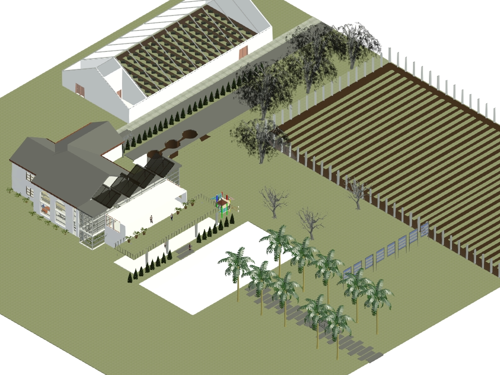 3d bioclimatic housing project