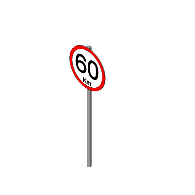 Speed Limit 60 Sign