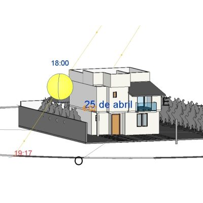 Solar analysis of unifam housing.