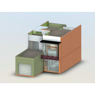 House in private single-family band