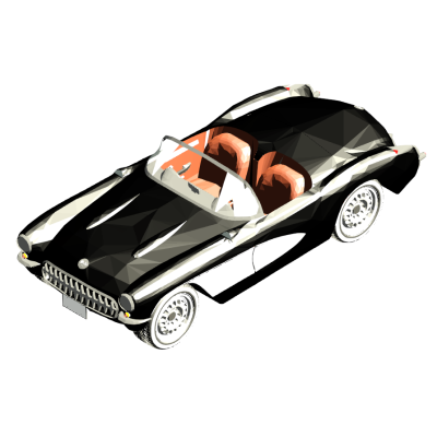 Classic cars Chevrolet Corvette C1 1957 7567
