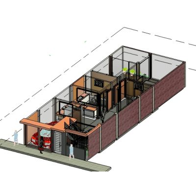 Project of structures of a house