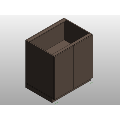 Open Kitchen Base Cabinet
