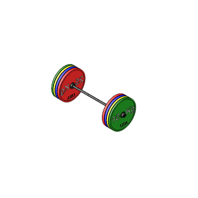 Barbell with Weight Plates
