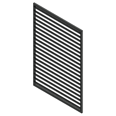 Dynamic Louvered Curtain Panel