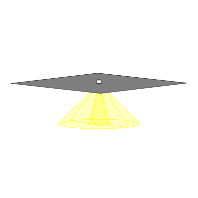 Ceiling-Mounted Spotlight