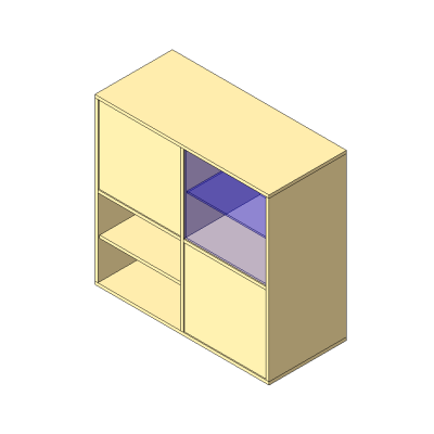 Dual Compartment Storage Unit