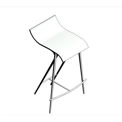 Clear Acrylic Bar Stool