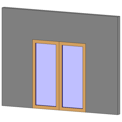 Double Glass Door