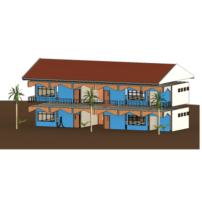 Two-Story School Building Design