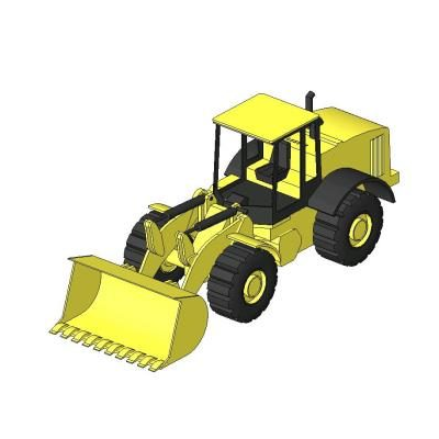 Caterpillar front loader 3d