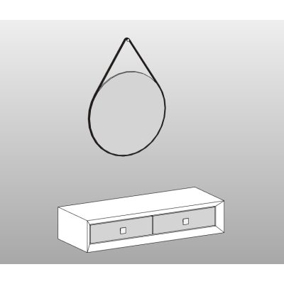 Modern Suspended Vanity Set