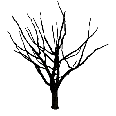 3D Dry Tree 8162