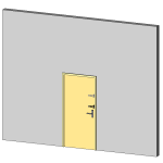 door double side swing with different angles