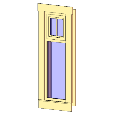 Awning with picture window