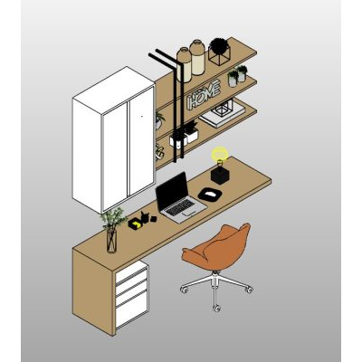 Compact Office Desk