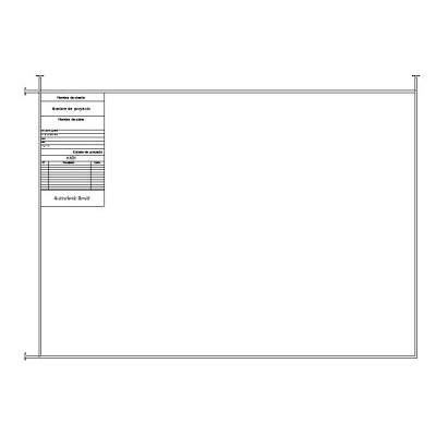 Cover mask modern A0 title sheet