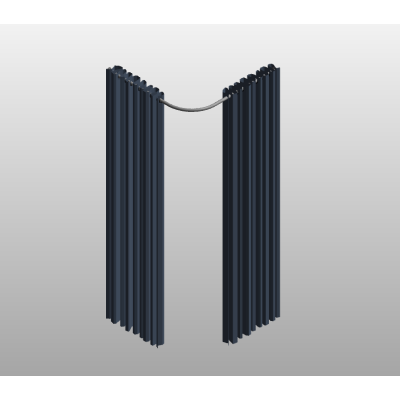 Elegant Curtain Divider 6 Sleek Photography Studio Divider