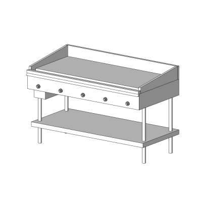 Commercial Griddle Table