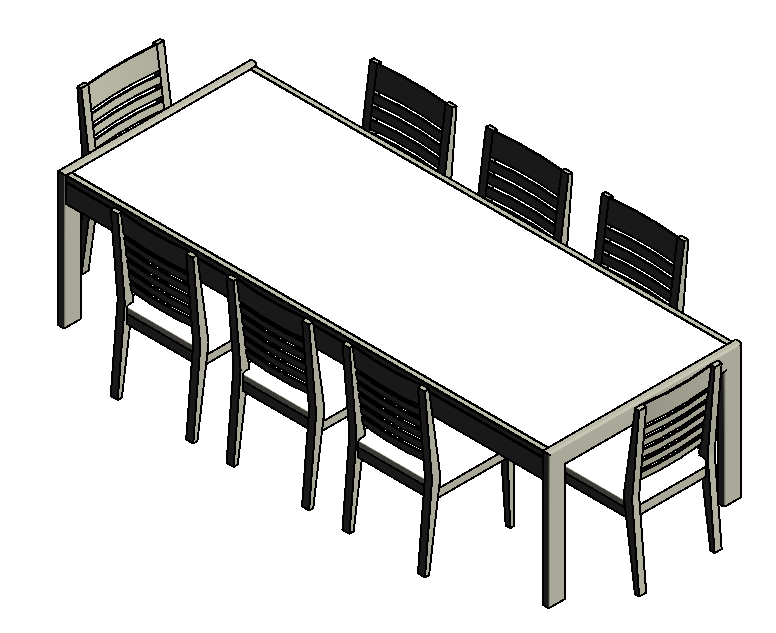 MS-Table et chaises