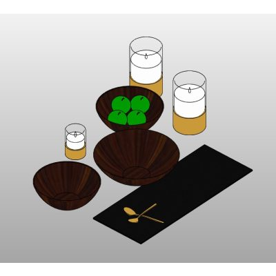 Decorative Items with Basins