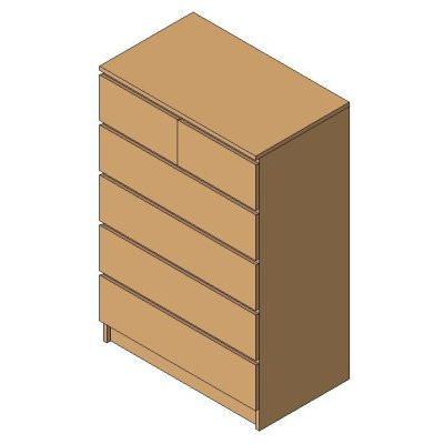 IKEA Malm 6-Drawer Chest