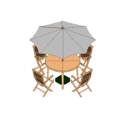 Patio Table with Umbrella