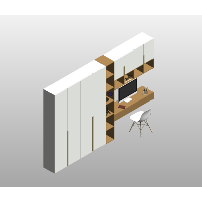 Modern Office Wall Unit